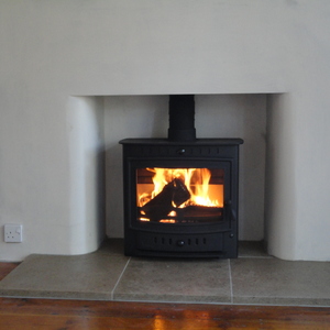 Villager esprit 8 solo multi fuel stove  fire by design  wimborne wood burners