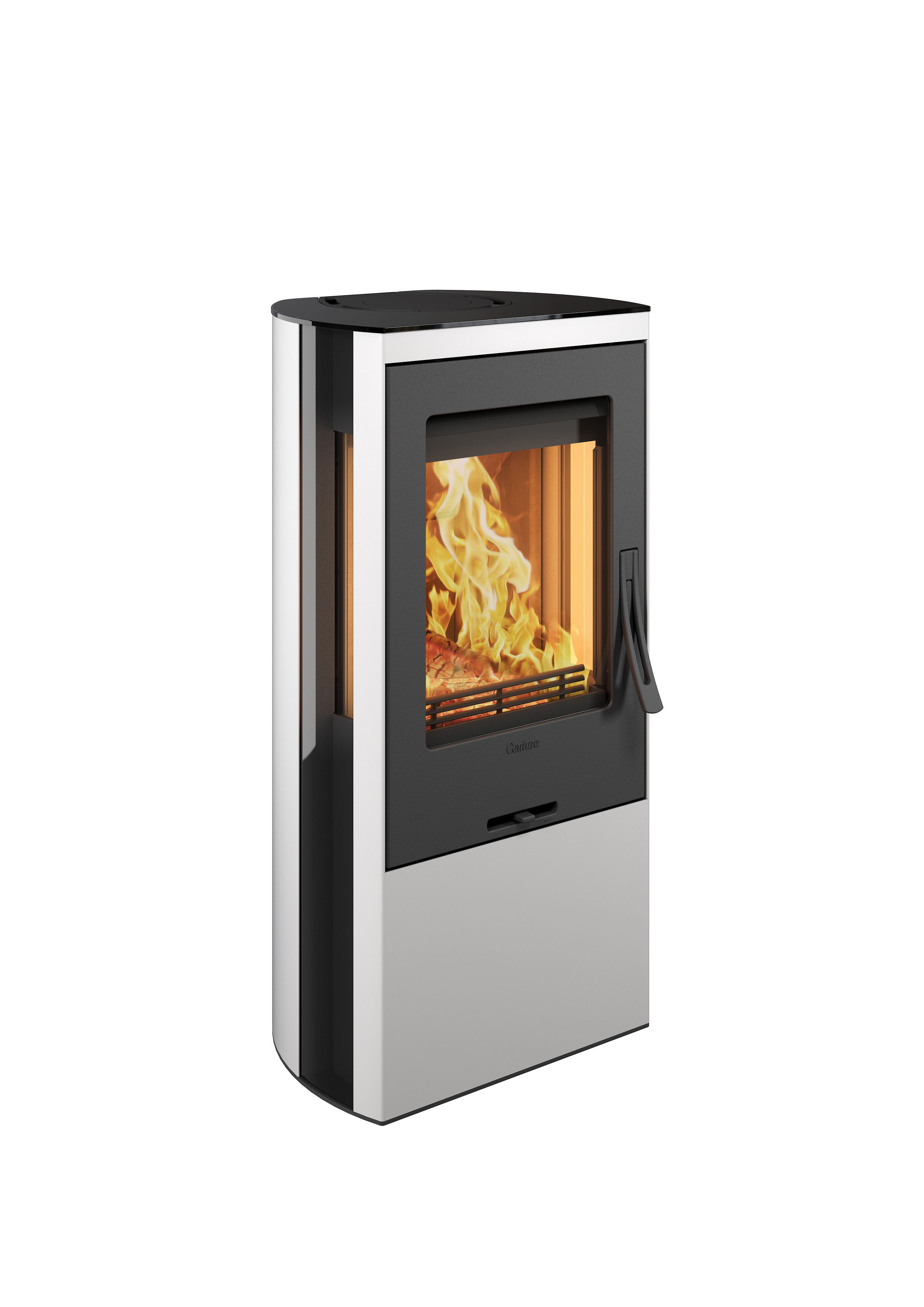 Contura 35 Low White Woodburning stove