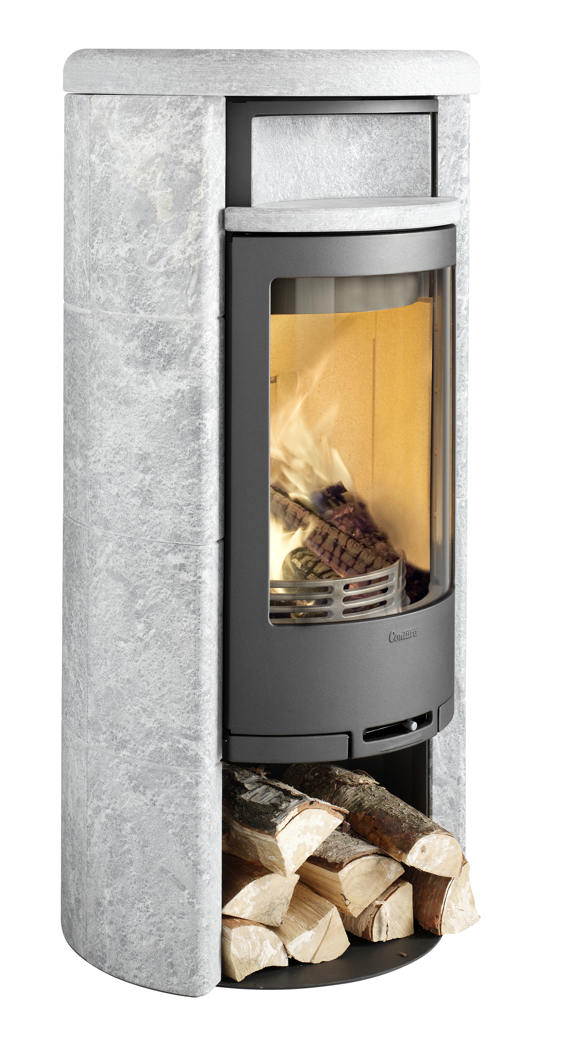 Contura 660T Soapstone woodburning stove - Black
