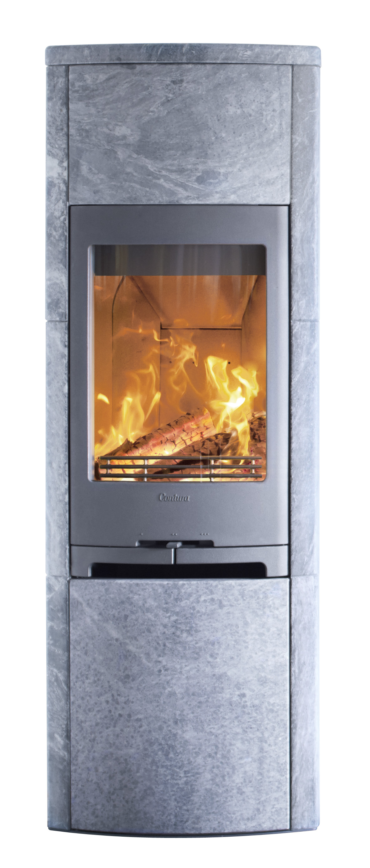 Contura 790T soapstone woodburning stove Black