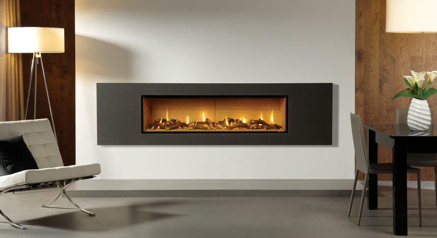 Gazco Studio 3 Steel 2 Gas Fire - Dorset Gas Appliances