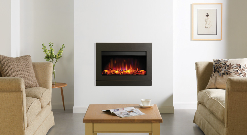 Gazco Riva2 670 Electric Designio2 Steel Fire 