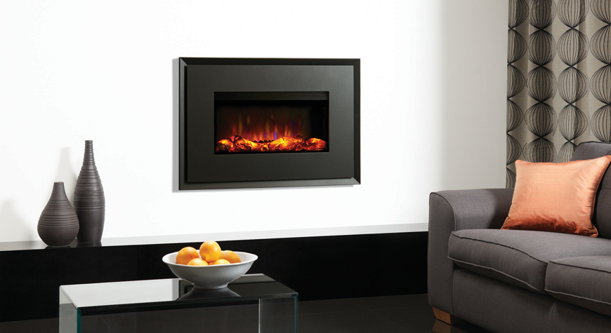 Gazco Riva2 670 Electric Evoke Steel Fire - Dorset Fireplaces, Gas,Elctric,Wood and Multifuel