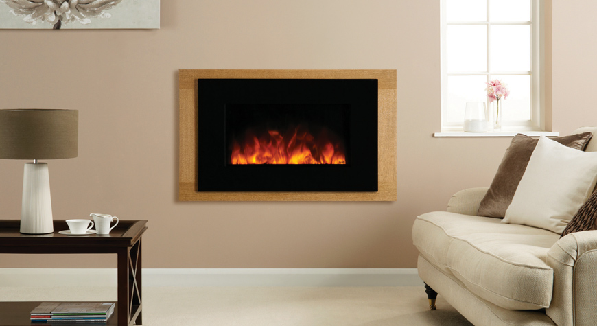 Gazco Studio 1 Electric E-Motiv Wall Mounted Fire - Fire By DESIGN