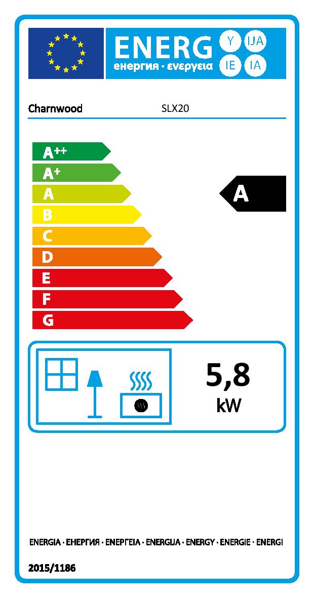 Charnwood SLX 20 ERP Label 