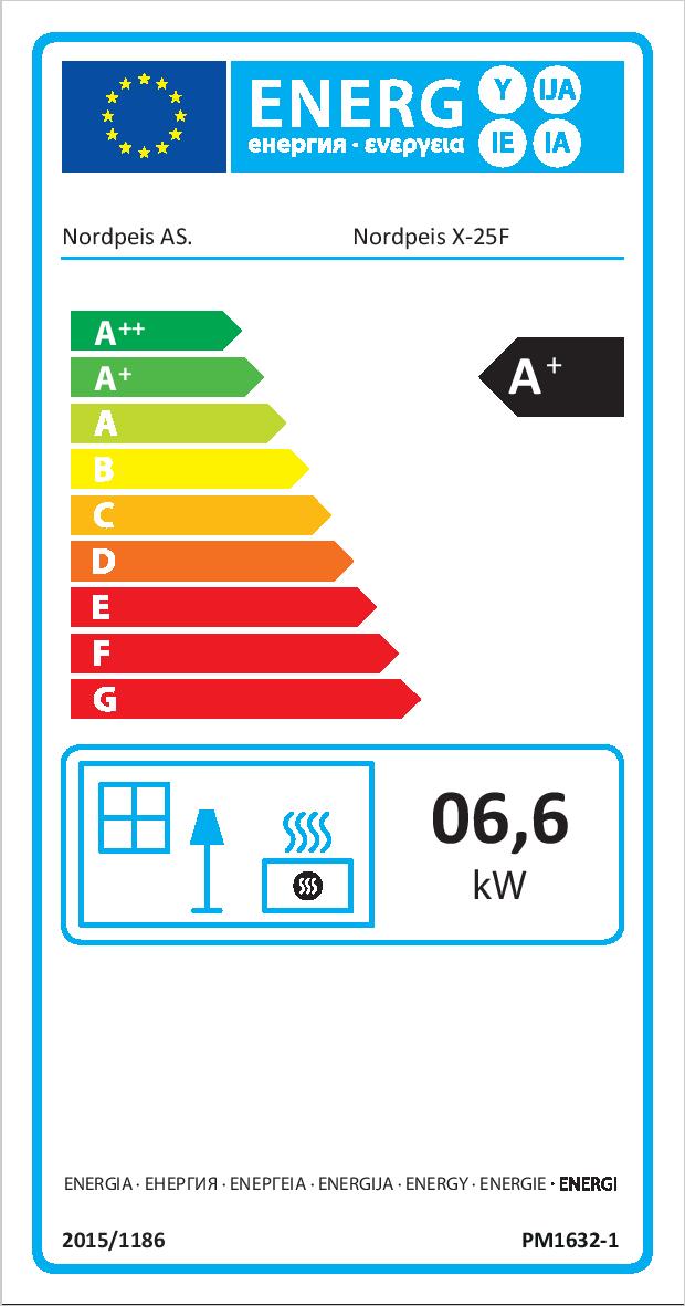 Nordpeis X-25 ERP Label