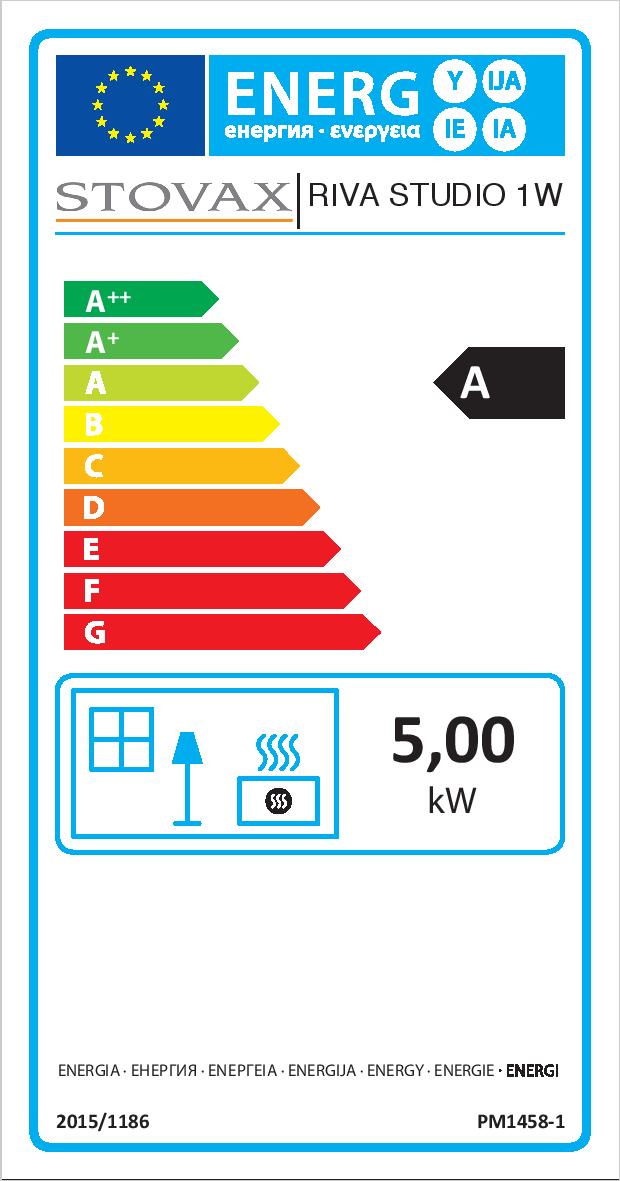 Stovax Studio 1 ERP Label