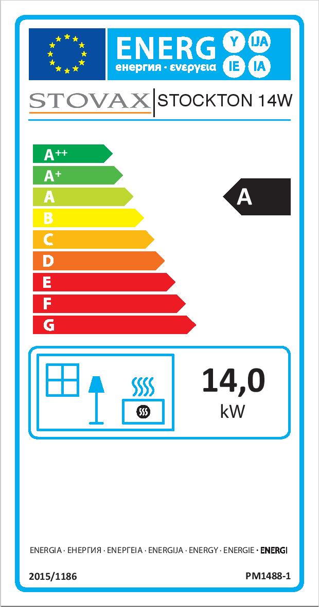 Stovax Stockton 14 Wood ERP Label