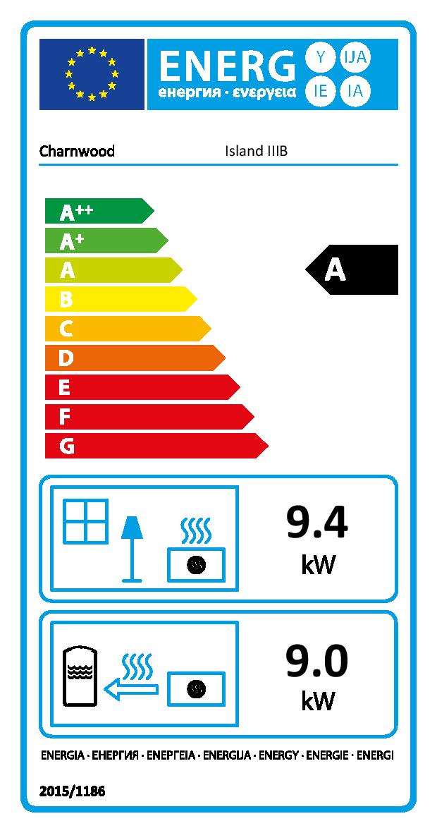 Charnwood Island III B ERP Label