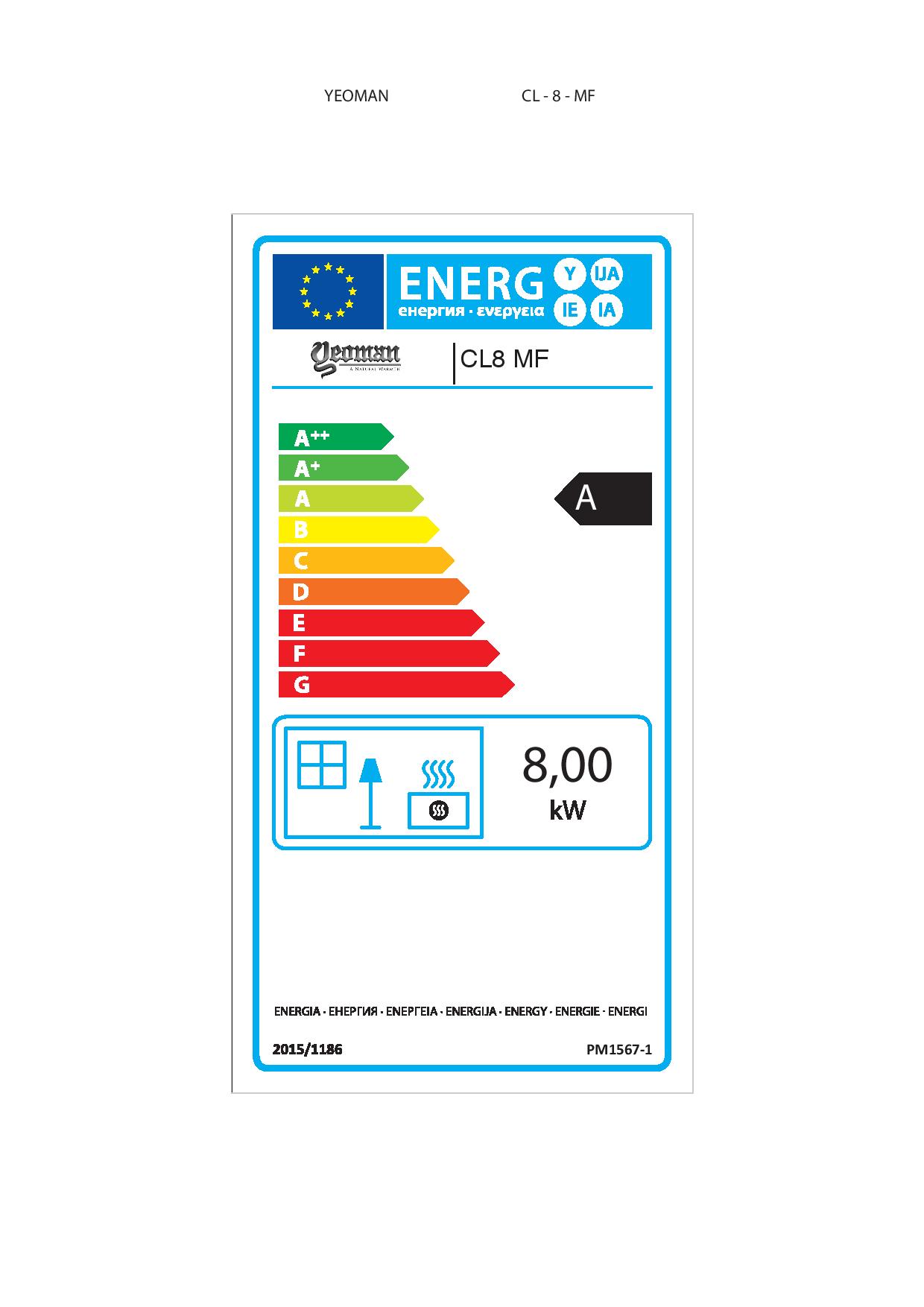 Yeoman CL 8 ERP LABEL