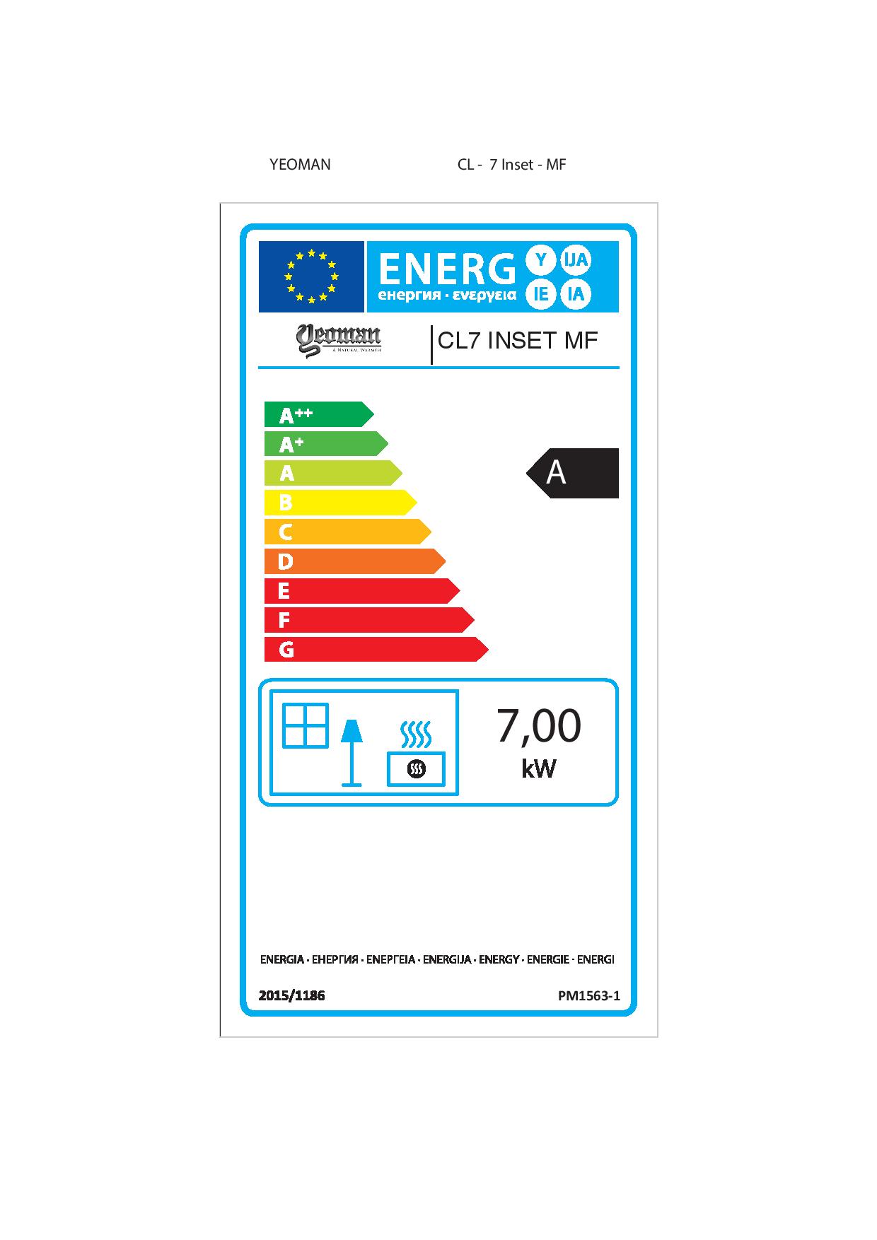 Yeoman CL 7 ERP LABEL