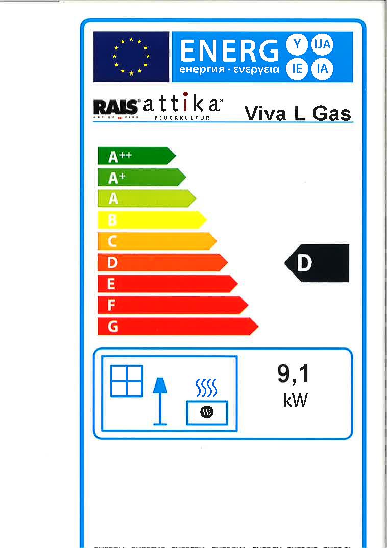 Rais Viva L GAS ERP LABEL