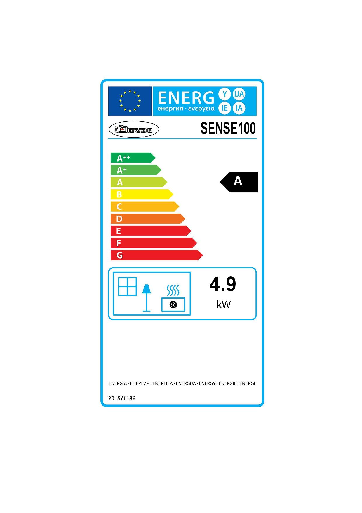 Dovre Sense 100 ERP Label