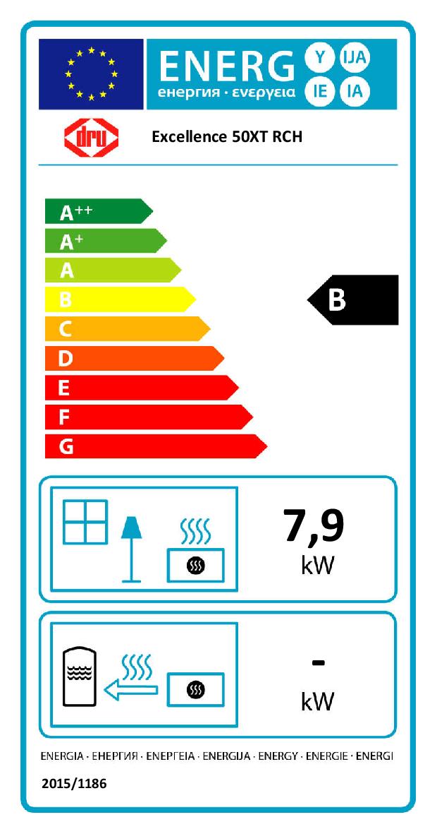 Dru Excellence 50CXT ERP Label