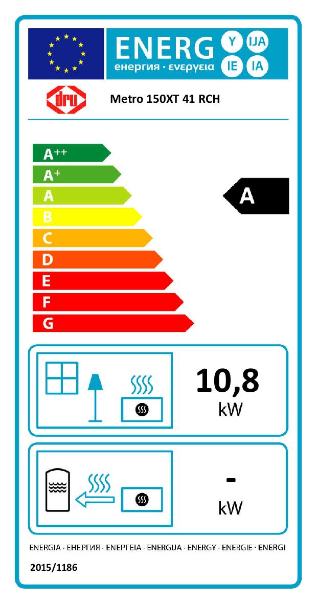 Dru Metro 150XT ERP Label