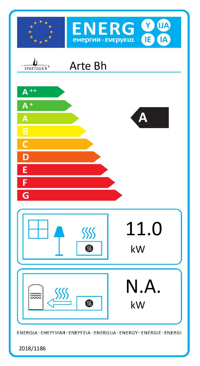 Spartherm Arte BH ERP Label