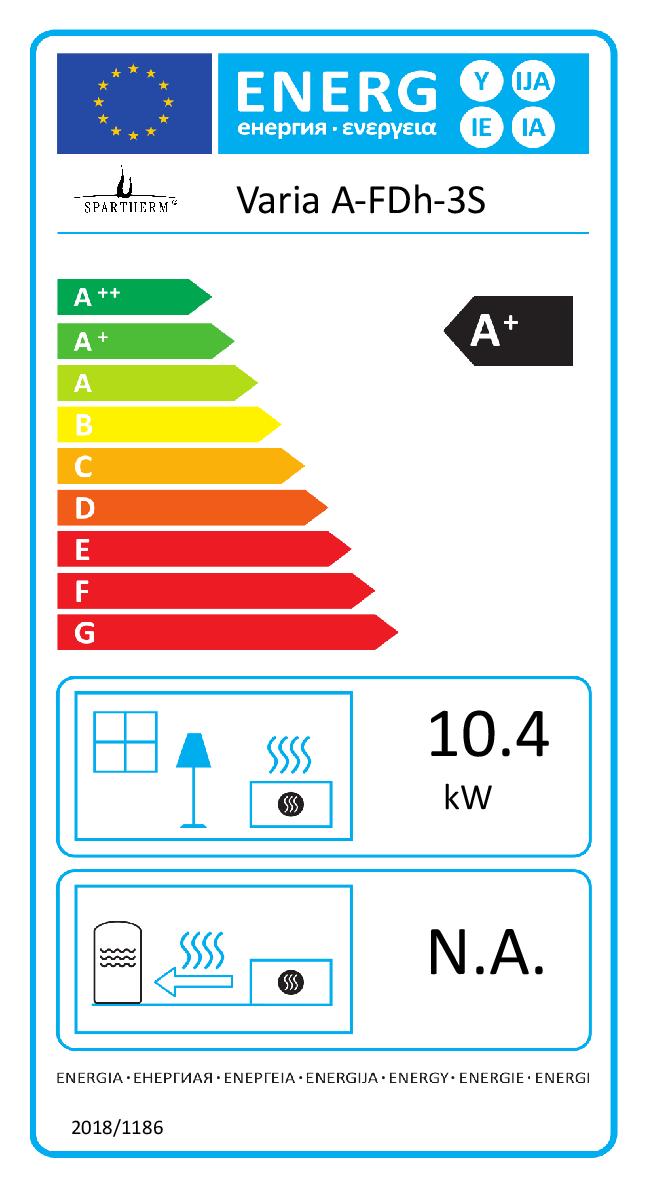 Spartherm Varia A-FDh ERP Label