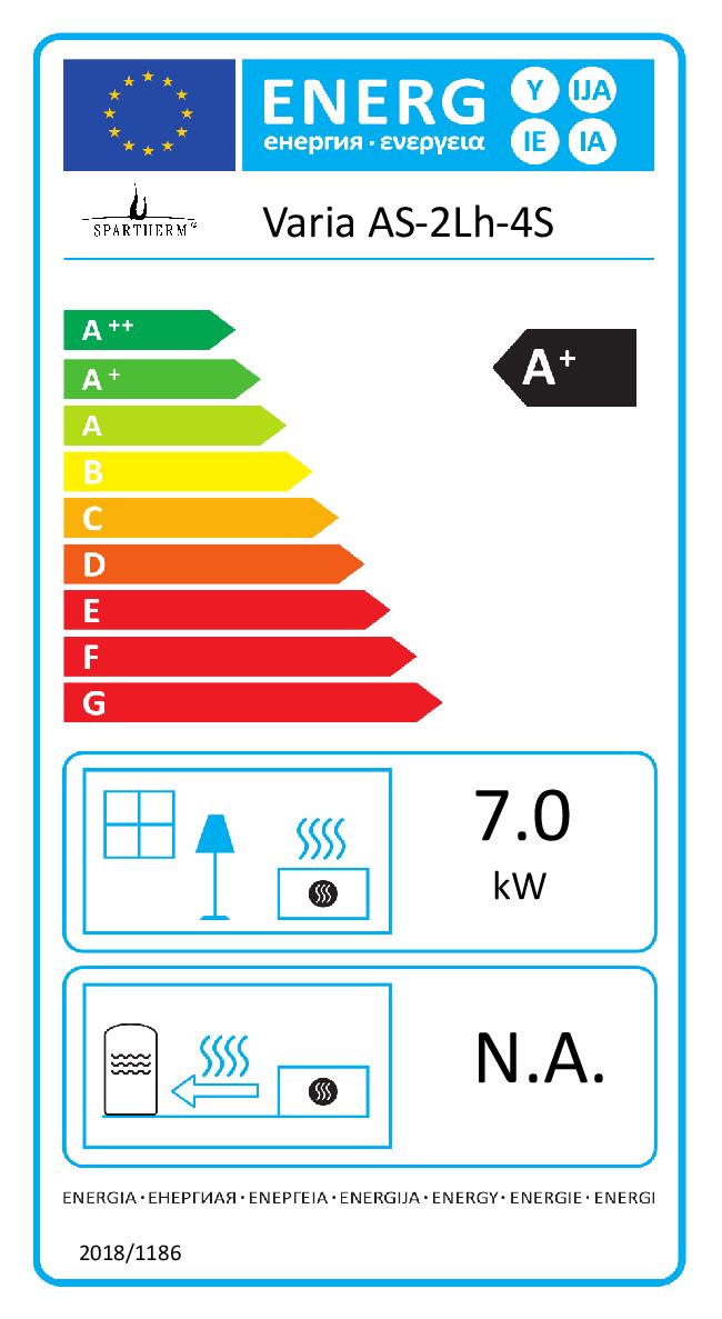 Spartherm Varia AS-2Lh ERP Label