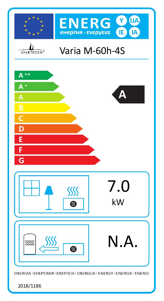 Spartherm Varia M-60h ERP Label