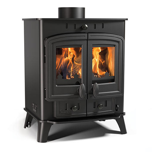 Villager 5 duo multi fuel log fire arada stoves dorset wimborne