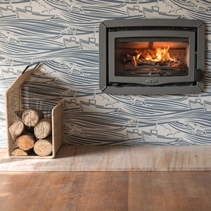Charnwood stoves   bay 5 inset wood burning stove   fire by design