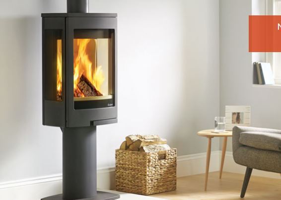 Nordpeis duo 1 rs woodburning  multi fuel  gas and electric fires at fire by design dorset