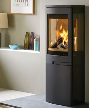 Nordpeis duo 4 rs woodburning  multi fuel  gas and electric fires at fire by design dorset