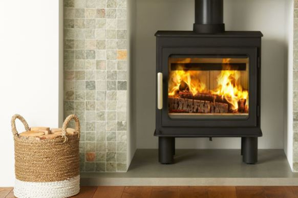Nordpeis bergen rs woodburning  multi fuel  gas and electric fires at fire by design dorset