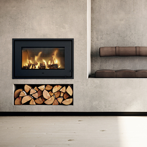 Rais 700 steel inset wood burning insert stove   danish design in dorset