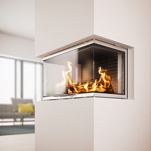 Rais visio 3 insert peninsular fireplace   woodburning fires dorset 