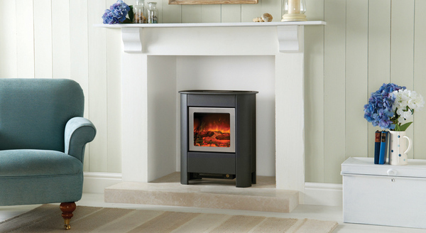 Gazco steel manhattan small electric stove dorset electric heaters