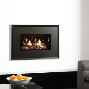 Gazco riva2 670 evoke steel gas fire   graphite   gas app liances  gas heaters  british gas fires