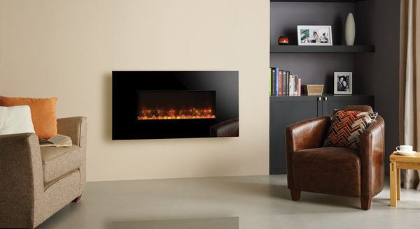 Gazco radiance 80w glass electric fire   dorset fires electric  fire by design