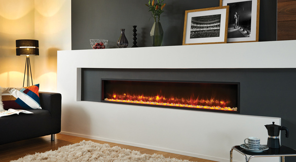 Gazco radiance 195w inset edge electric fire   fire by design   dorset