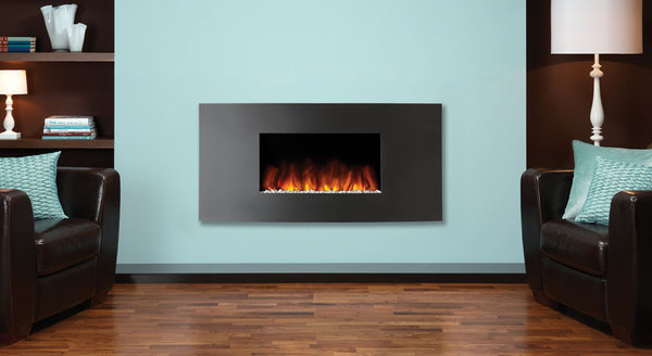 Gazco studio electric 1 verve wall mounted fire   fireplaces dorset