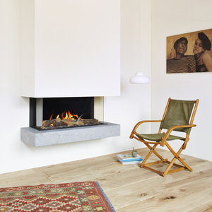 Stuv tulp b 95 three sided gas fire   dorset gas fireplaces   hampshire gas stoves