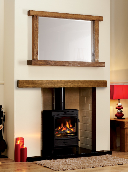 Focus fireplaces mini fascia beam   fire by design  dorset  hampshire  oak fireplaces