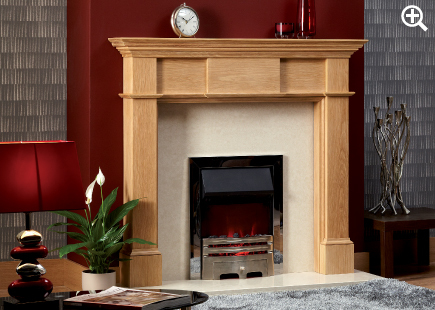 Weymouth surround focus fireplaces   fire surrounds  dorset  oak  fireplaces