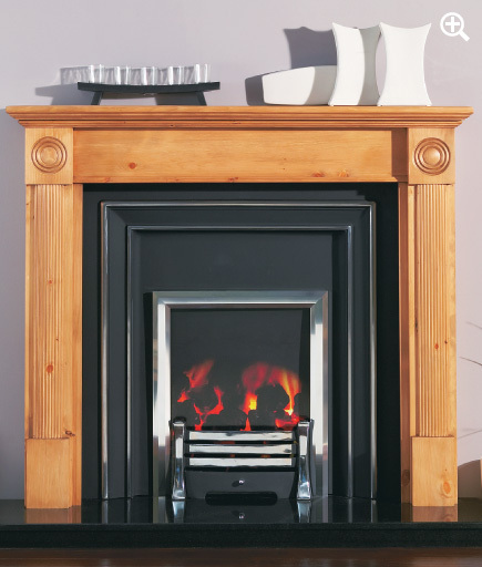 Bullseye surround focus fireplaces   fire surrounds  dorset  oak  fireplaces