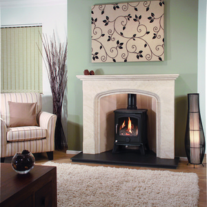Barcelona  surround newmans fireplaces medistone natural stone dorset   fire by design