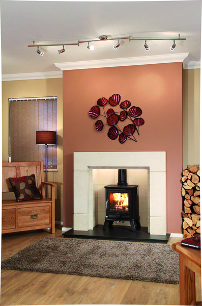 Biscay surround newmans fireplaces medistone natural stone dorset   fire by design
