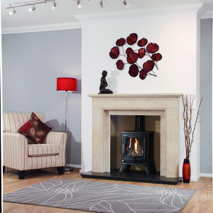 Zamora surround newmans fireplaces medistone natural stone dorset   fire by design