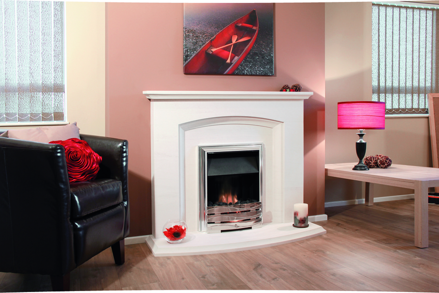 Viana surround newmans fireplaces designer natural portuguese limestone natural stone dorset   fire by design
