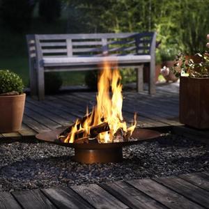 Rais ra fire pit   fire by design   outdoor living   dorset