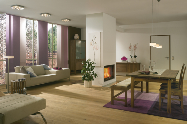 Sp varia b fdh 4s linear spartherm varia insert fireplaces firebydesign dorset woodburning stoves