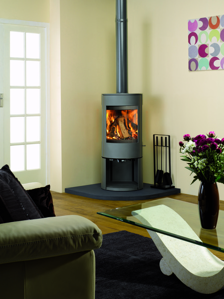 Dovre astroline 3cb with wood store wood stove   fire by design dorset woodburning centre
