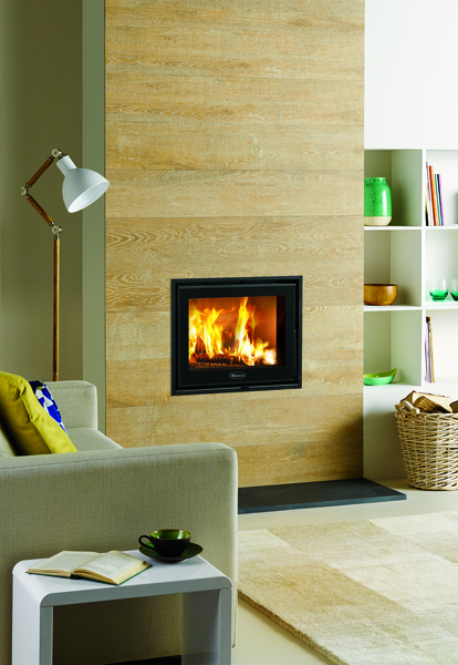 Dovre zen 100 (single sided) cassette wood stove fire by design dorset