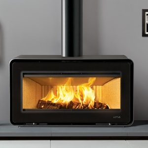 Lotus living phantom grey wood stove