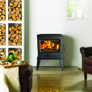 Tai multi fuel stove burning logs wood burning stove multi fule stove fire by deisgn   dorset woodburning centre