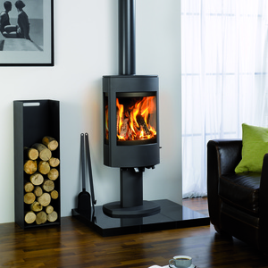Dovre astroline 4 with prdestal wood stove   fire by design dorset woodburning centre